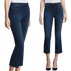 L'AGENCE Lenna Cropped Baby Flare Mid Rise Jean